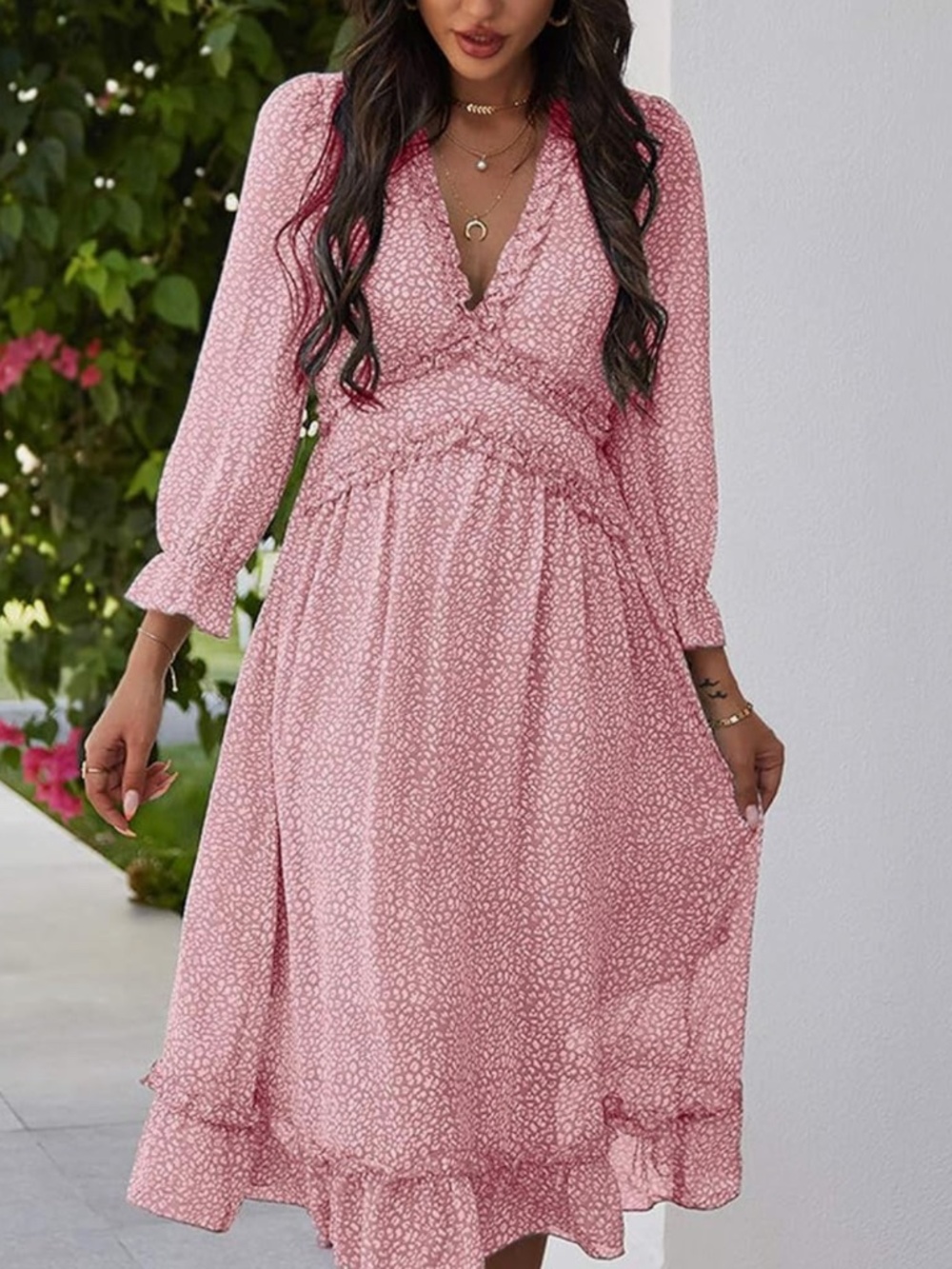 Boho Chic Butterfly Sleeve Dress
